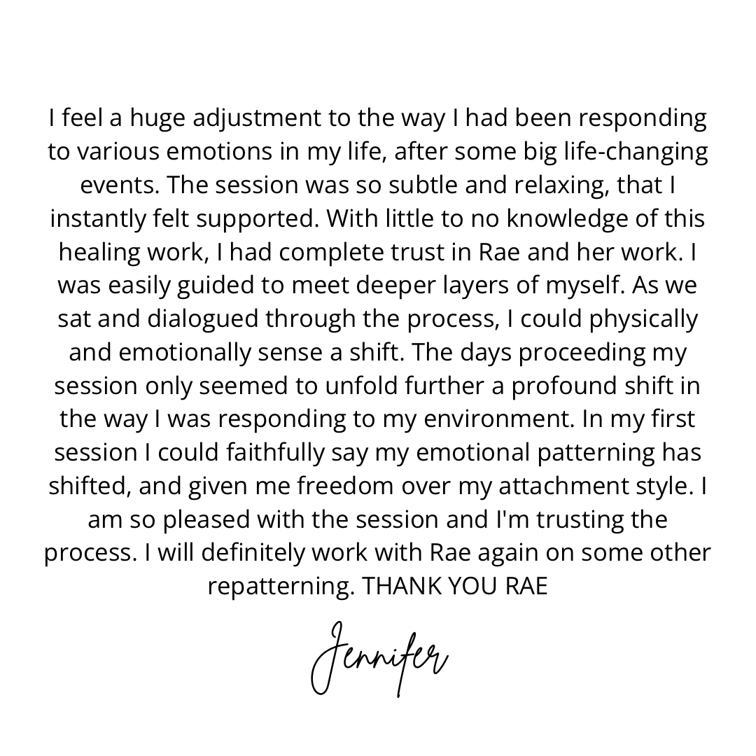 Testimonial from Jennifer